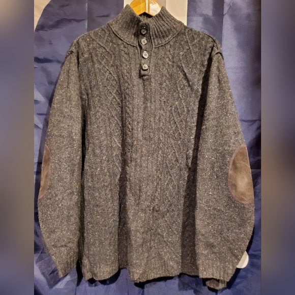 Johnston & Murphy Men's Grey Sweater